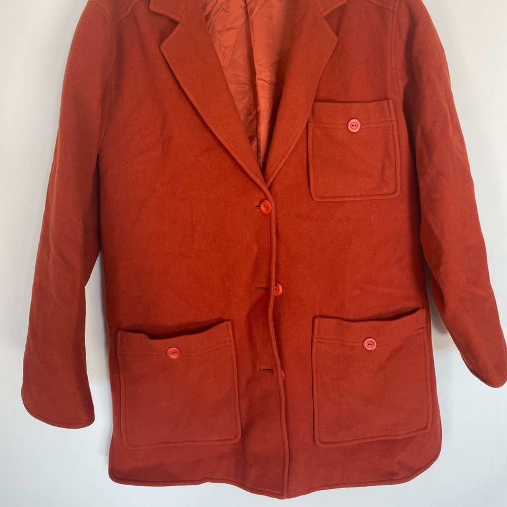 CLEO Orange trench coat - Picture 4 of 5